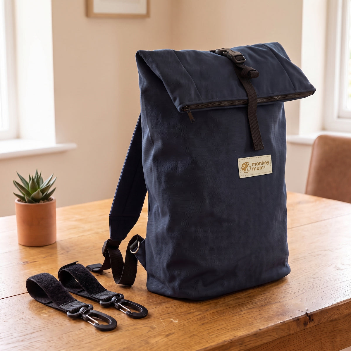 Monkey Mum® Mochila de softshell para carrinho de bebé – Céu noturno