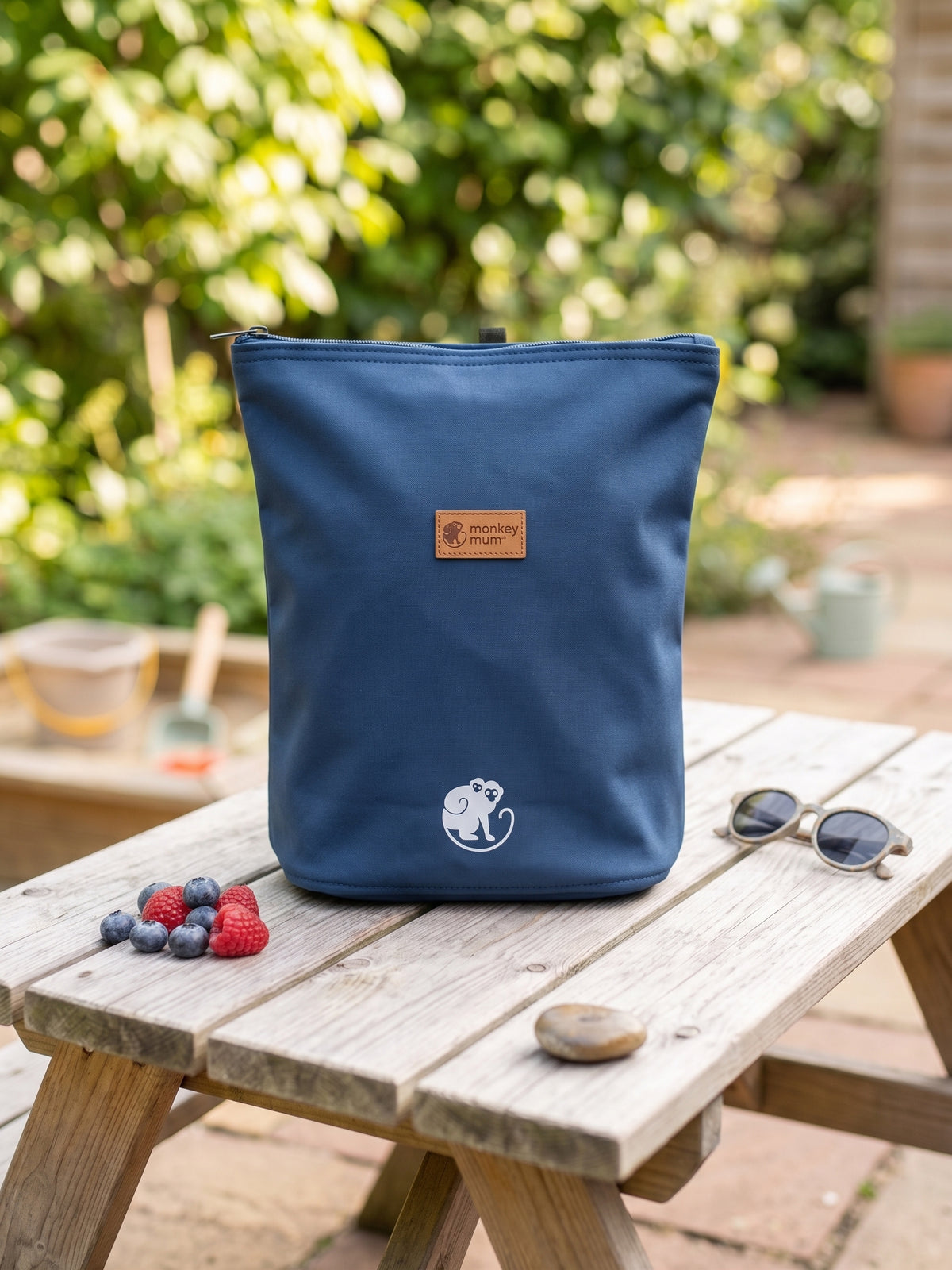 Mochila softshell infantil Monkey Mum® - Céu noturno