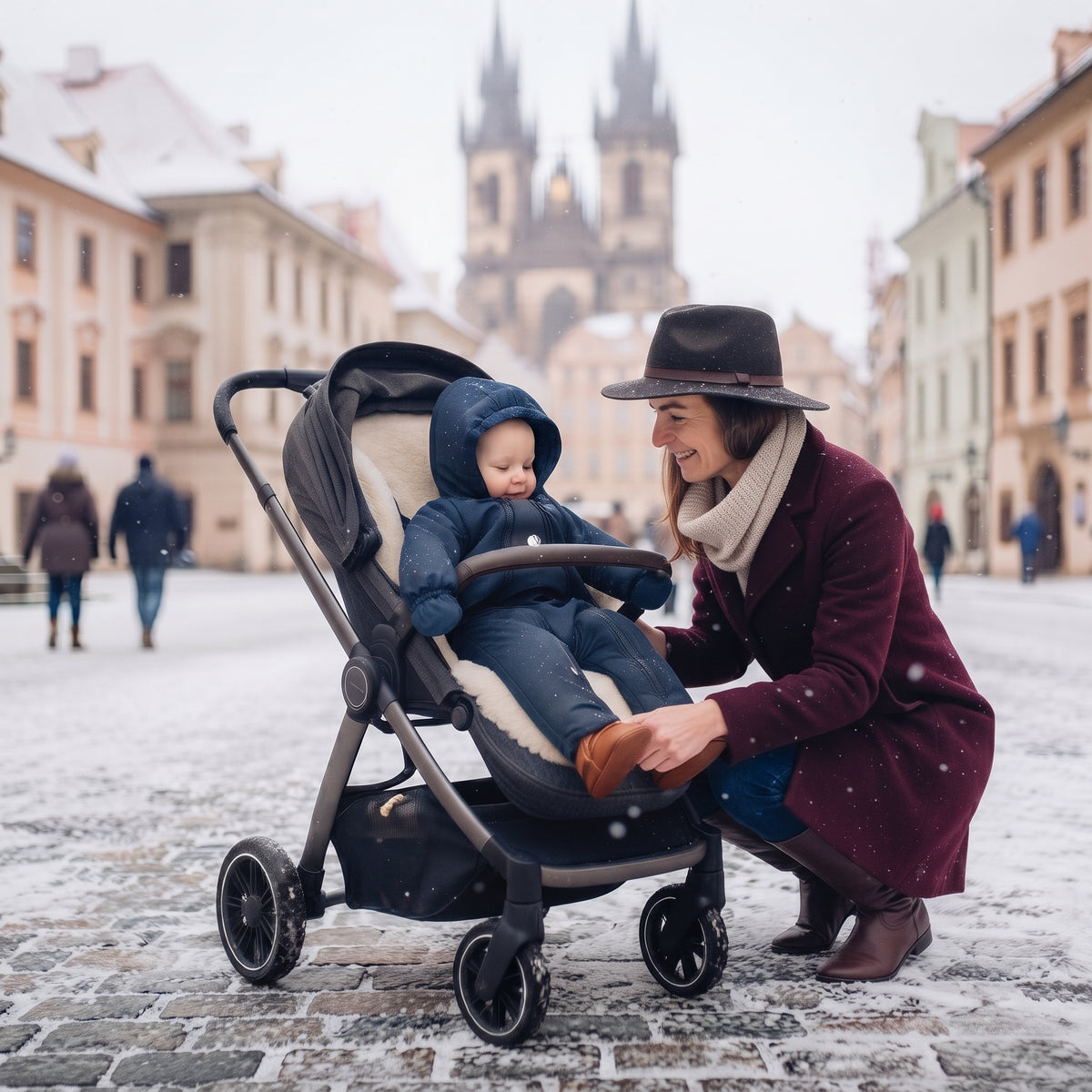 Monkey Mum® Fato-macaco infantil de inverno em softshell com forro de borrego - Programa de fim de tarde de conto de fadas - tam. 62/68, 74/80