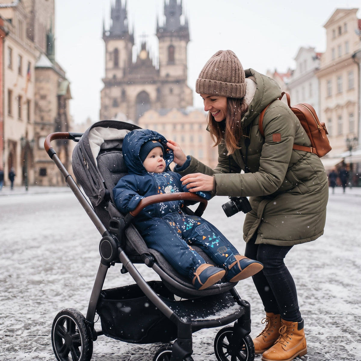 Monkey Mum® Fato-macaco infantil de inverno em softshell com forro de borrego - Programa de fim de tarde de conto de fadas com urso - tam. 62/68, 74/80