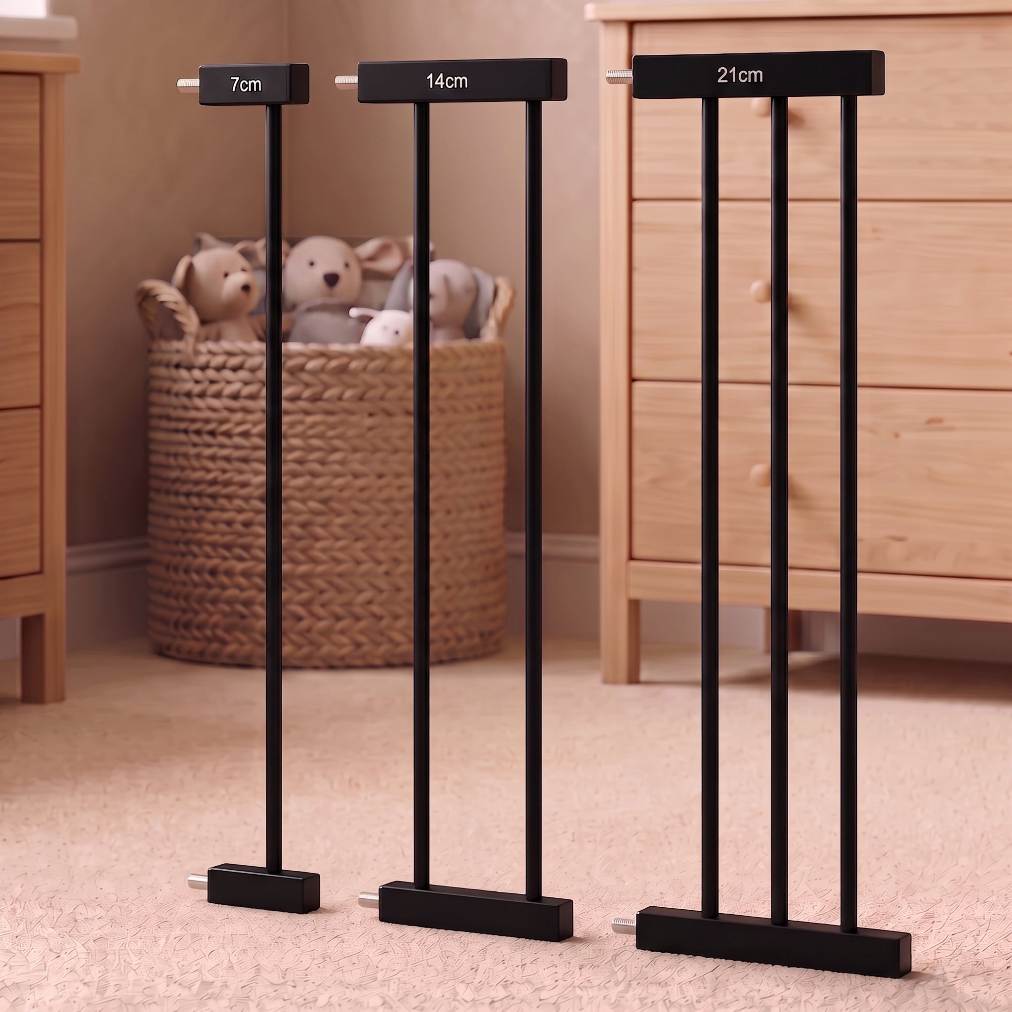 Extensão para a barreira de segurança Monkey Mum® – preta