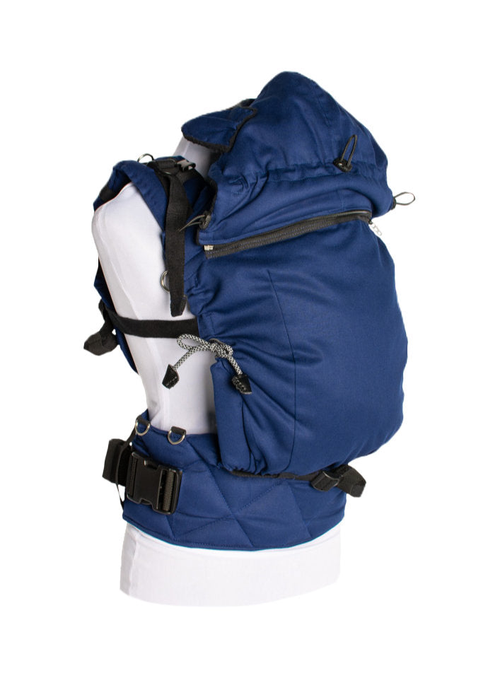 Monkey Mum® Capuz térmico para o porta-bebés Carrie - Azul-marinho