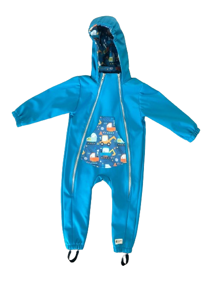 Monkey Mum® Macacão em softshell com membrana – Estaleiro alegre - tam. 86/92