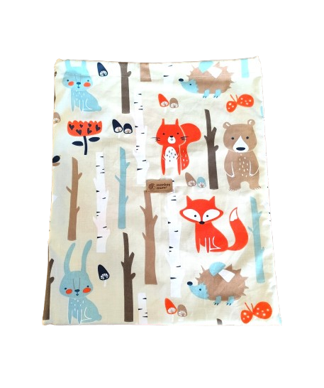 Saco de pano Monkey Mum® - Animais da floresta