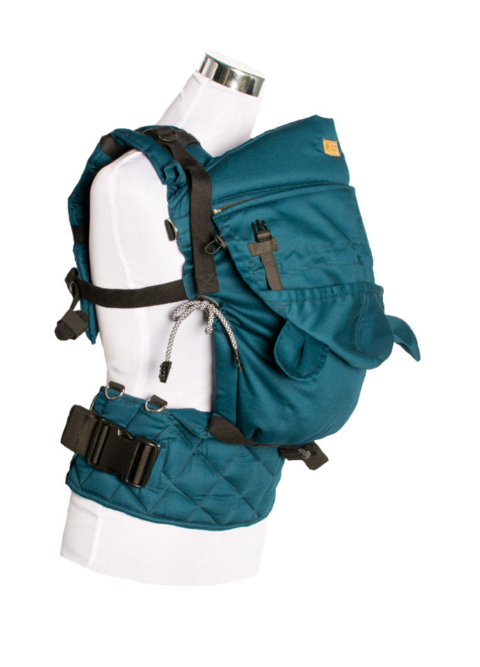 Monkey Mum® Capuz leve para o porta-bebés Carrie - Água azul-turquesa