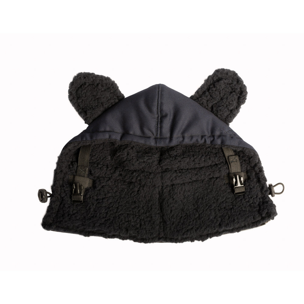 Monkey Mum® Capuz térmico para o porta-bebé Carrie - Escuridão prateada