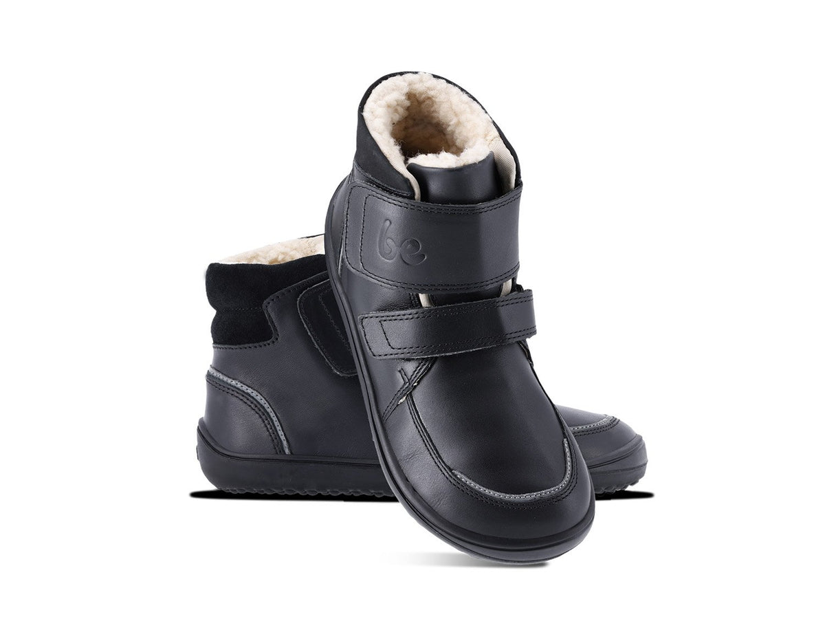Be Lenka Calçado infantil descalço de inverno Panda 2.0 - Todo Preto