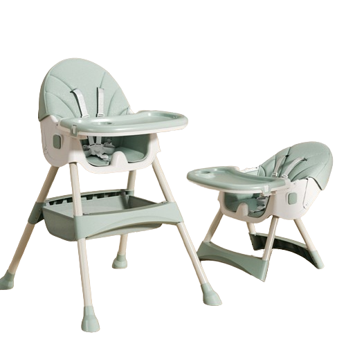 Cadeira de alimentação infantil 2 em 1 Comfort - Verde