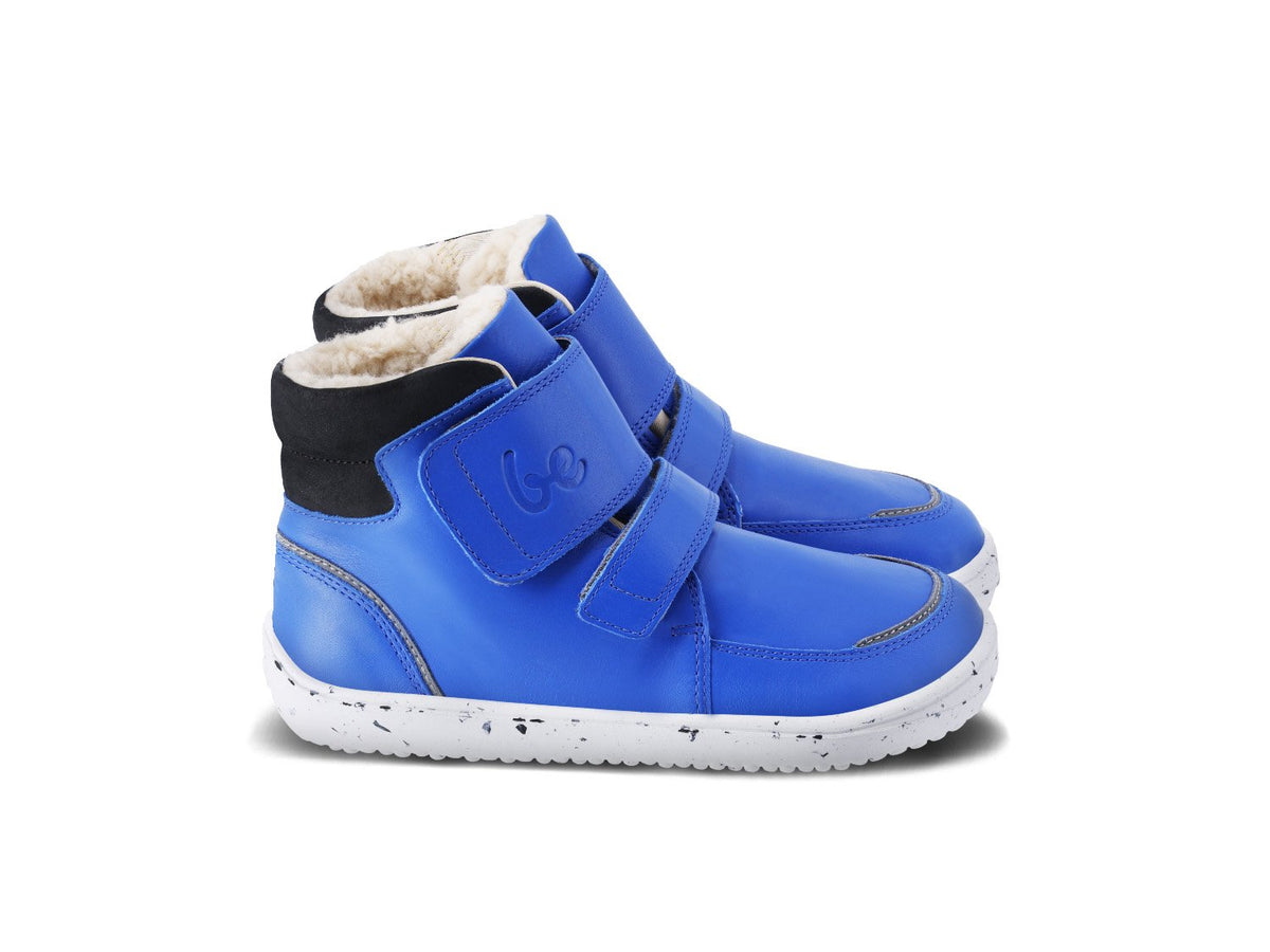 Be Lenka Calçado infantil descalço de inverno Panda 2.0 - Azul e Branco