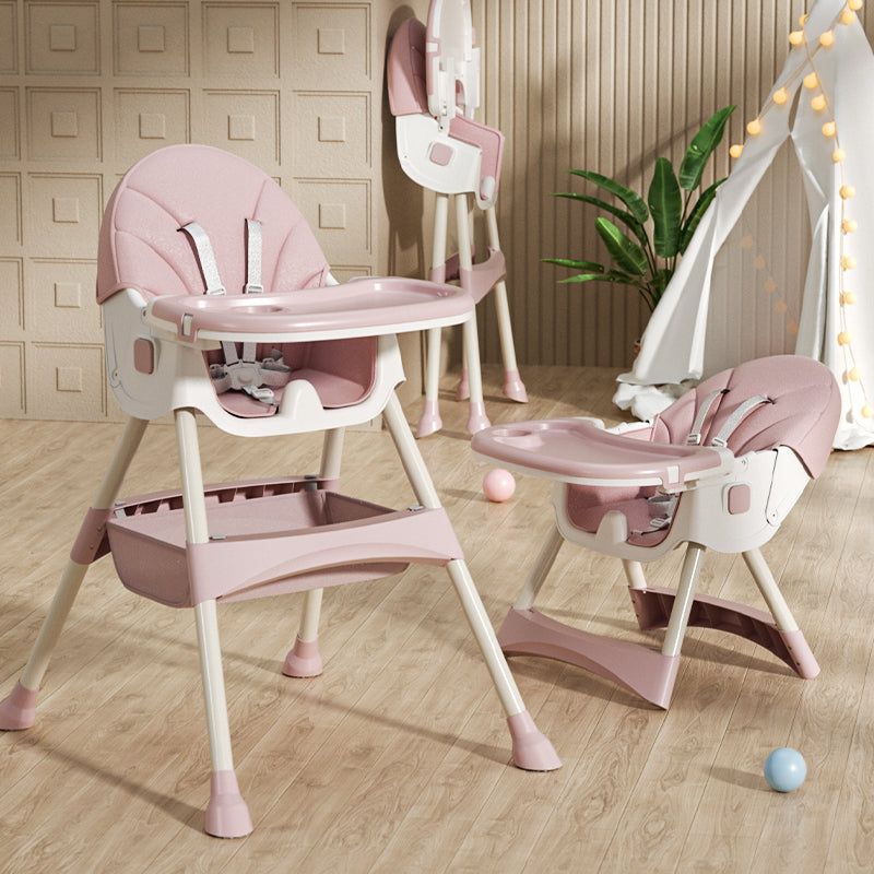 Cadeira de alimentação infantil 2 em 1 Comfort - Rosa