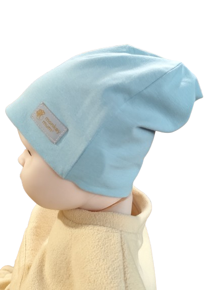 Gorro Monkey Mum® - Azul-claro