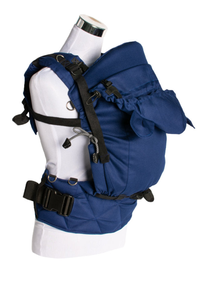 Monkey Mum® Capuz leve para o porta-bebés Carrie - Azul-marinho
