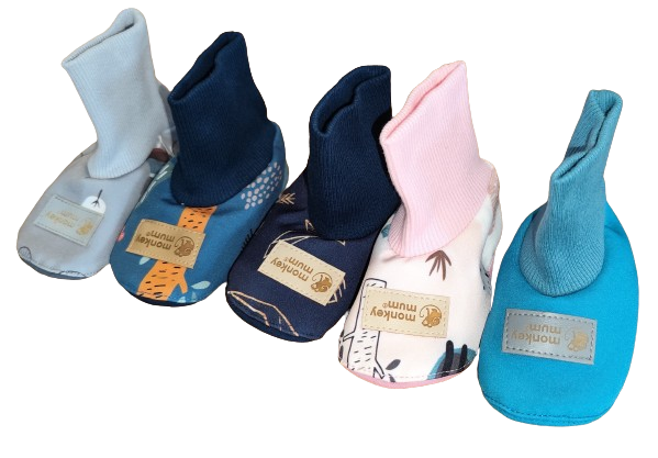Monkey Mum® Botinhas softshell com membrana - Lagartixa alegre