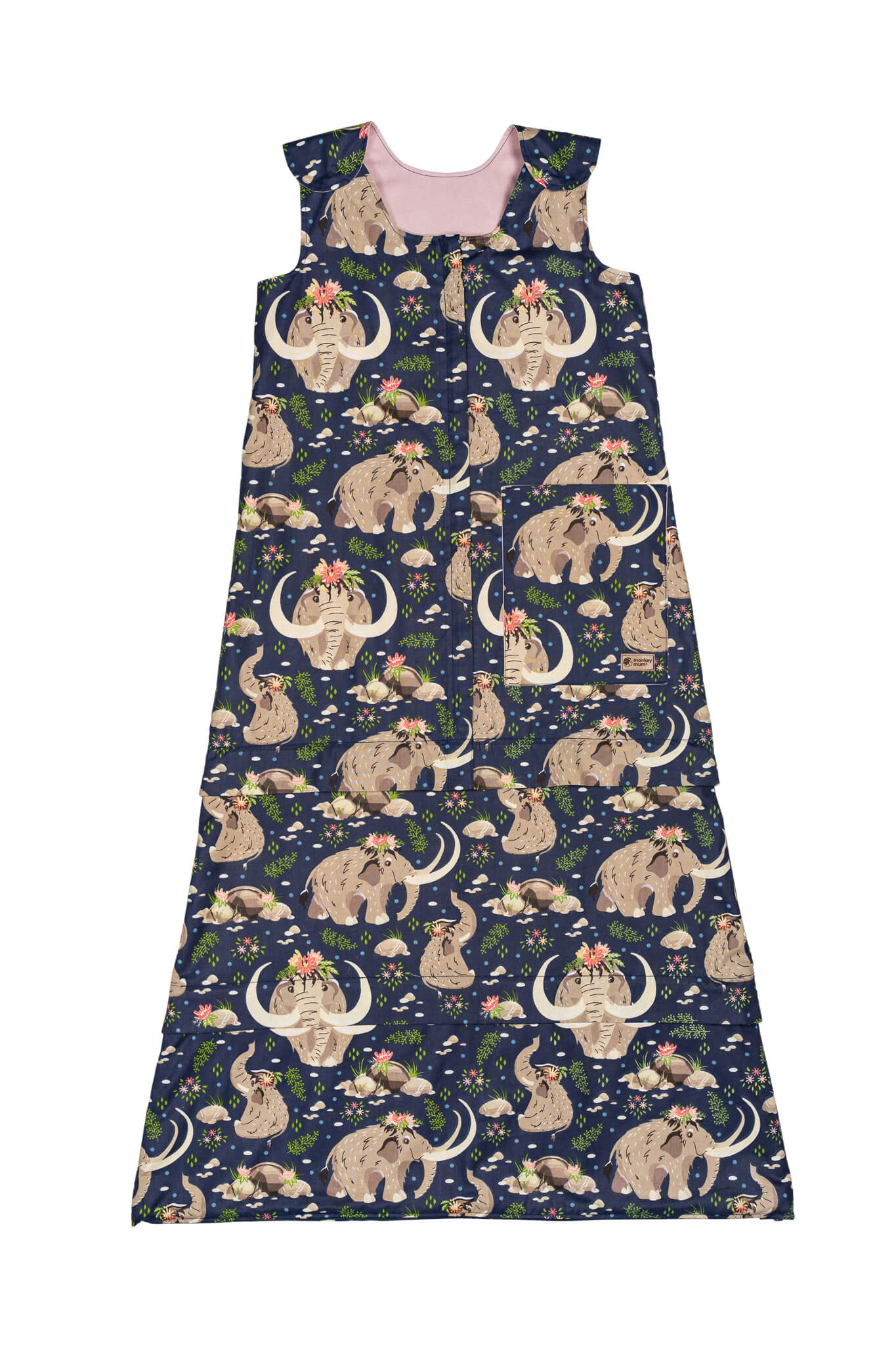 Saco-cama de inverno extensível Monkey Mum® 0 - 4 anos - conjunto - Princesa mamute