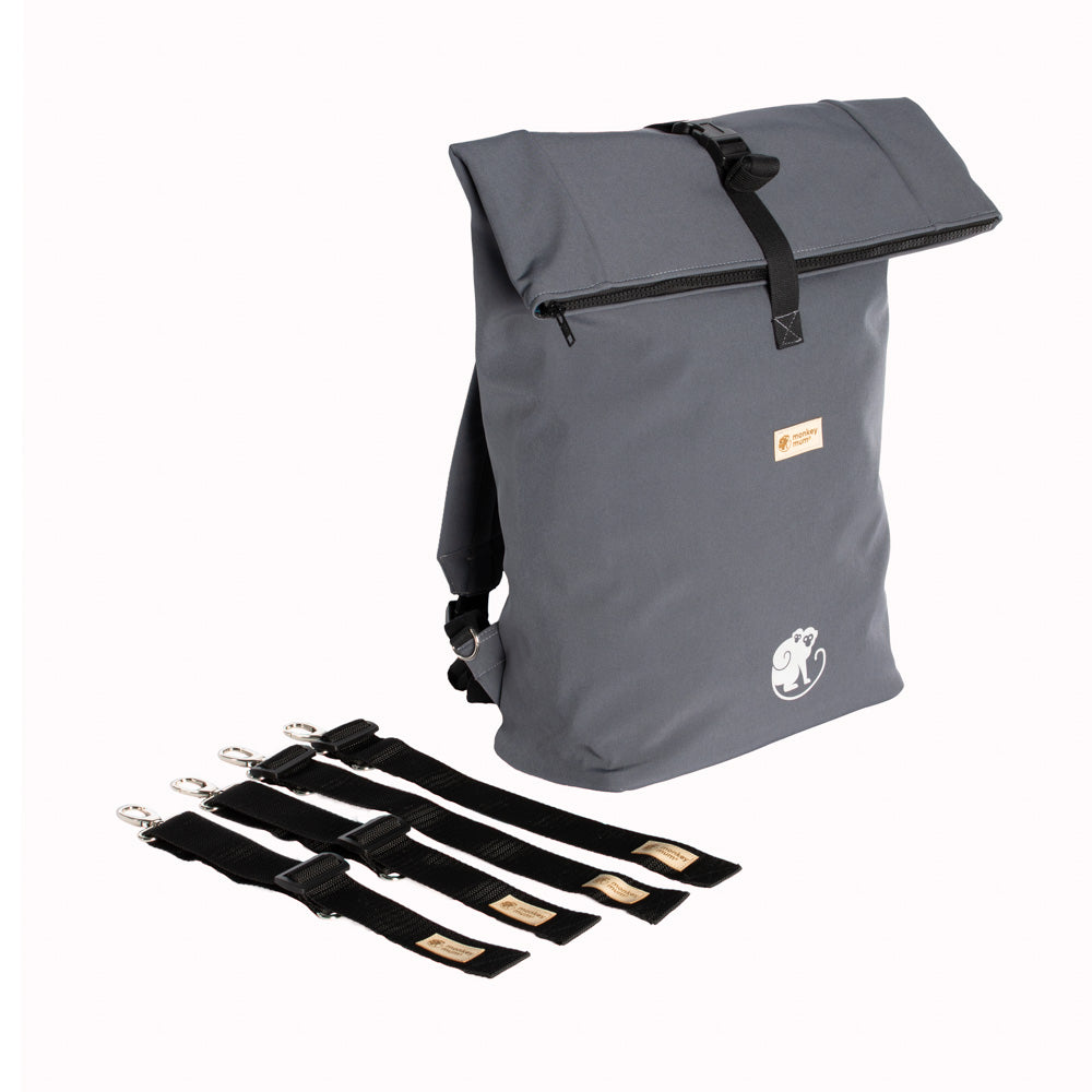 Monkey Mum® Mochila integrada em softshell para o porta-bebé Carrie - Passeio misterioso