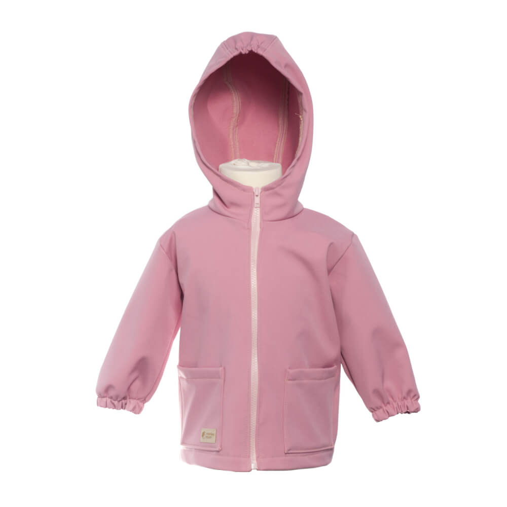 Casaco softshell infantil com membrana Monkey Mum® - Algodão-doce