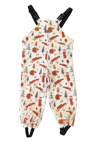 Monkey Mum® Jardineiras softshell com membrana - Brincadeiras de raposa