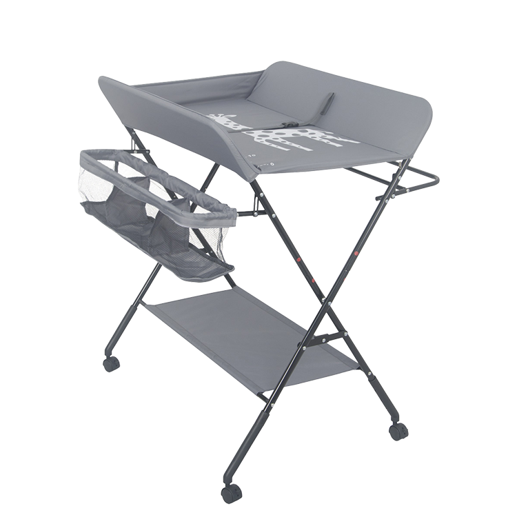 Mesa de muda de fraldas de viagem para crianças - Cinzento escuro