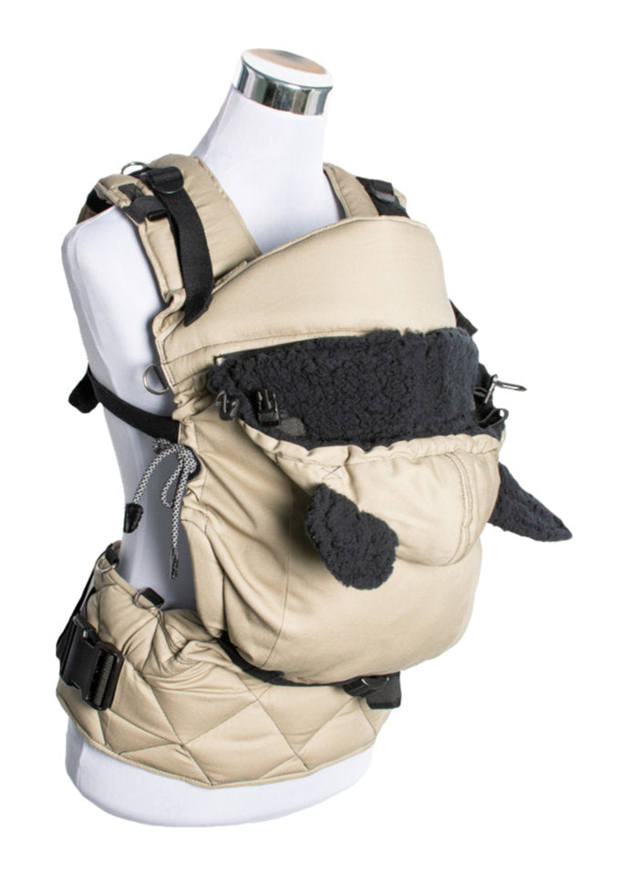 Monkey Mum® Capuz térmico para o porta-bebés Carrie - Areia do deserto