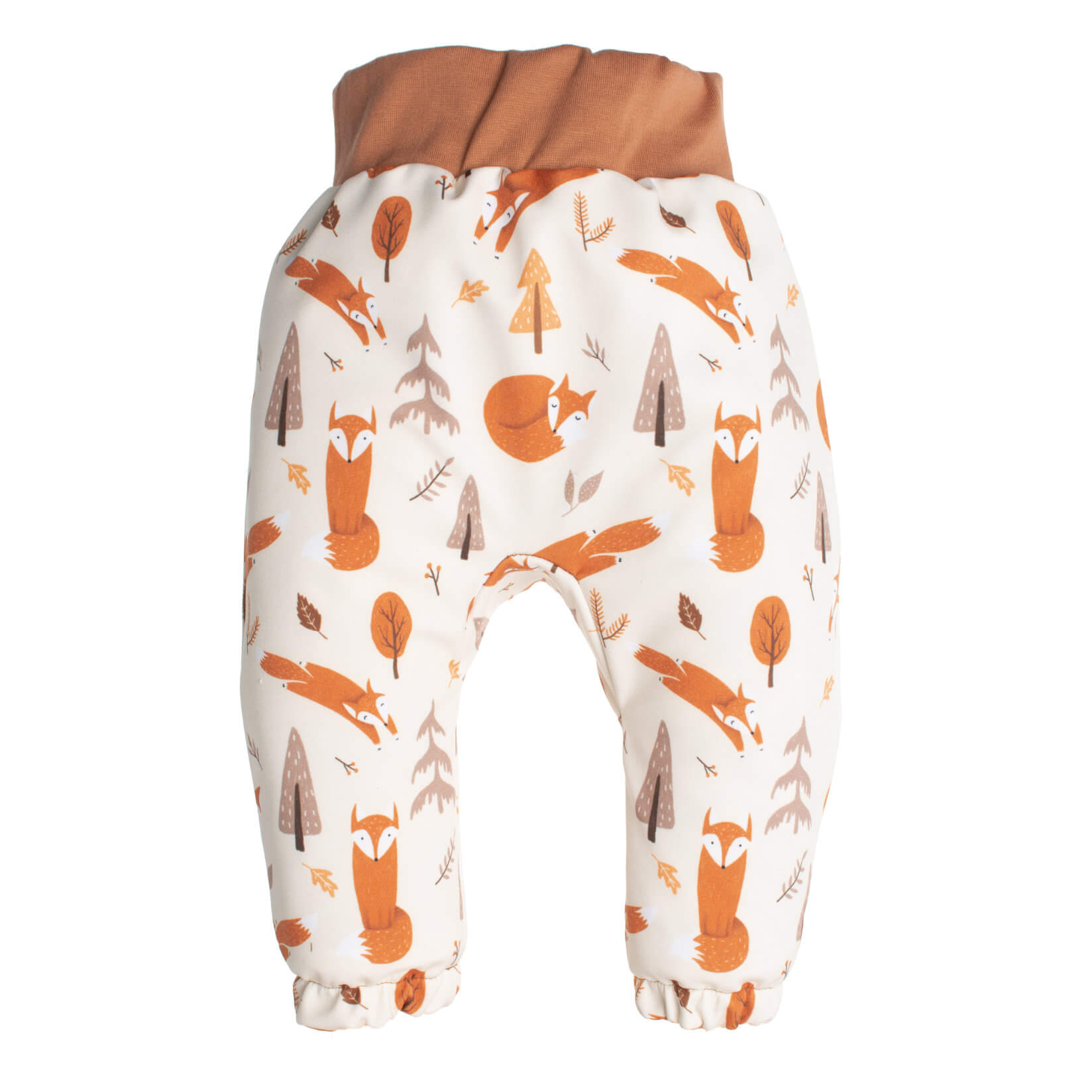Calças de softshell para criança com membrana Monkey Mum® - Brincadeiras de raposa