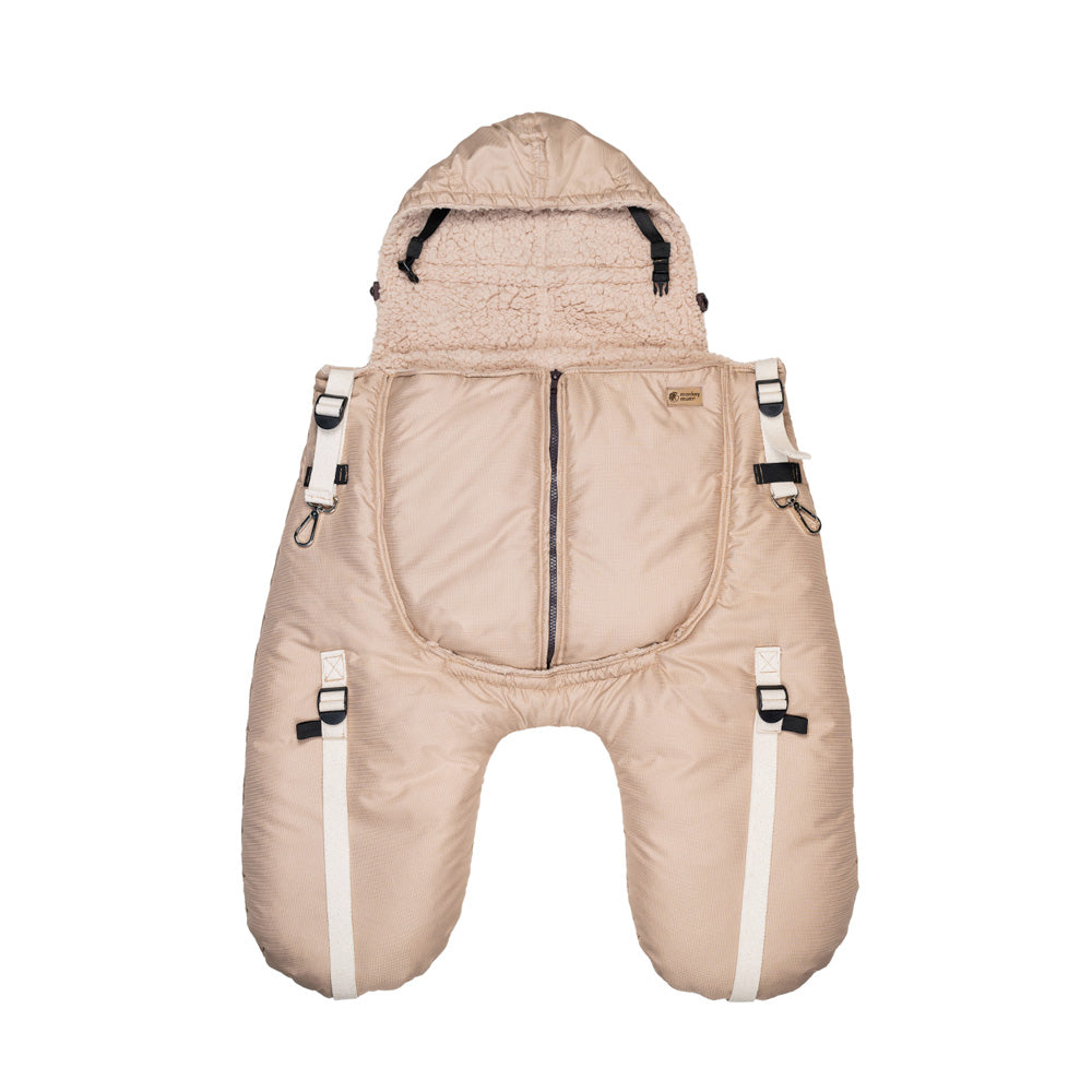 Monkey Mum® Bolsa térmica em tecido impermeável com pelo para o porta-bebé ou para o carrinho Carrie - Leãozinho
