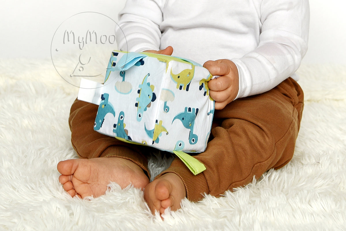 MyMoo Cubo sensorial Busy cube- Dinossauros