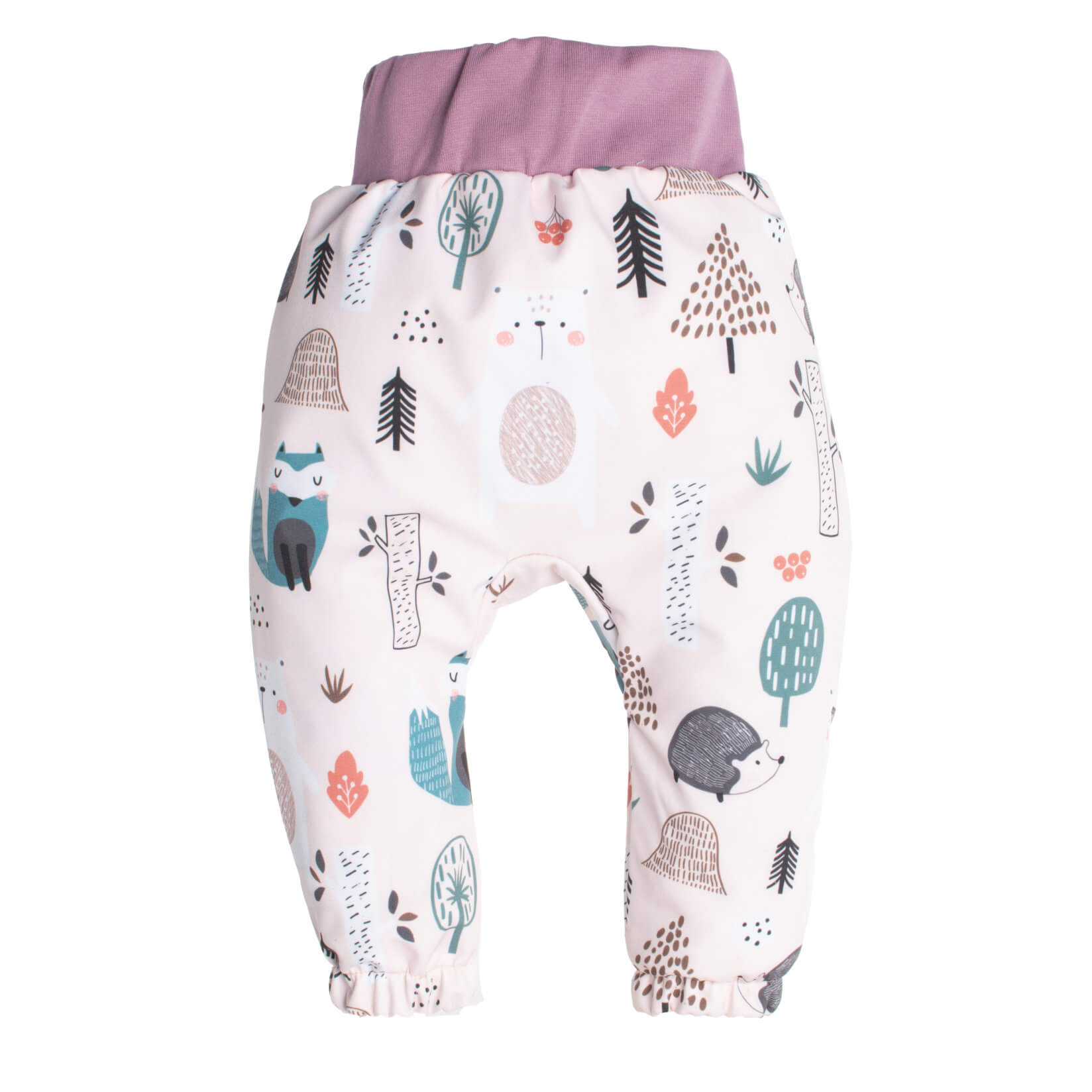 Calças de softshell para criança com membrana Monkey Mum® - Animais do dia