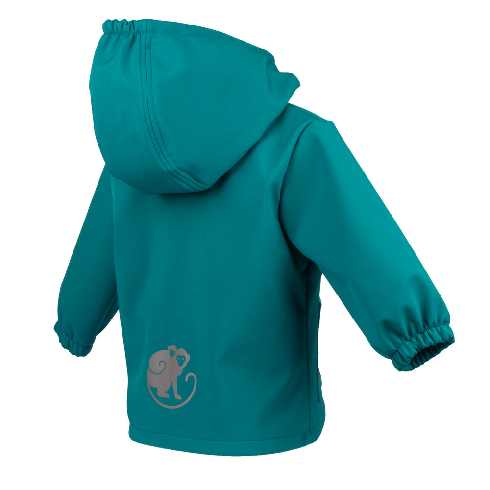 Casaco de softshell para criança com membrana Monkey Mum® - Lagarto alegre