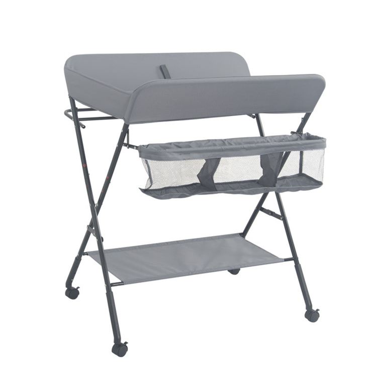 Mesa de muda de fraldas de viagem para crianças - Cinzento escuro