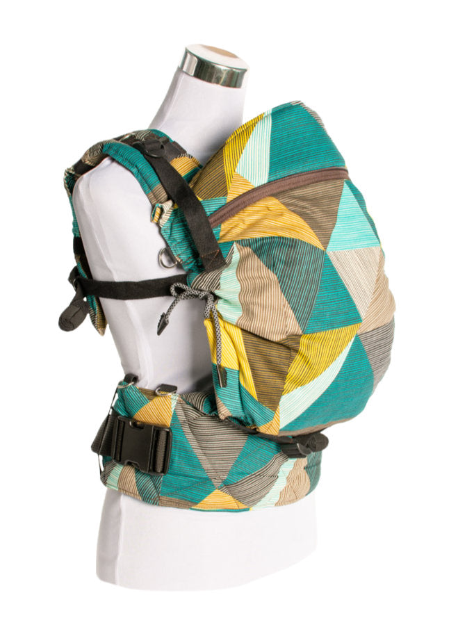 Monkey Mum® Porta-bebés ergonómico extensível Carrie - Charme geométrico