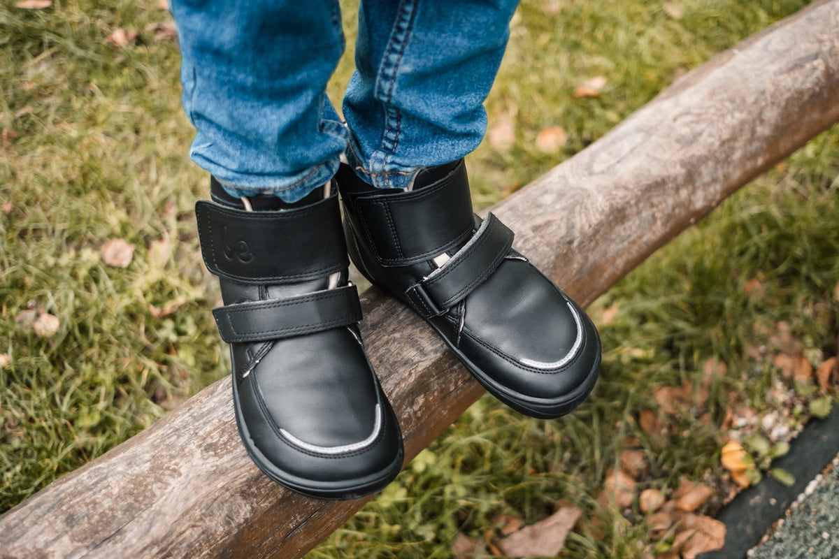 Be Lenka Calçado infantil descalço de inverno Panda 2.0 - Todo Preto