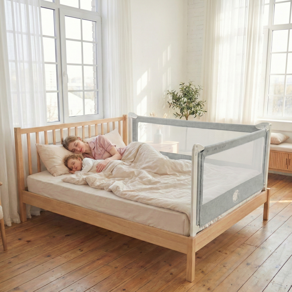 Barreira de cama Monkey Mum® Popular - cinzento escuro - design