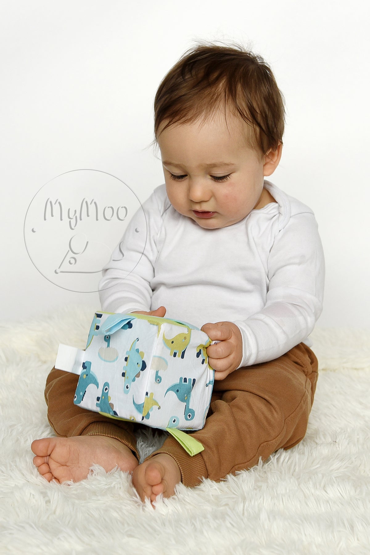 MyMoo Cubo sensorial Busy cube- Dinossauros