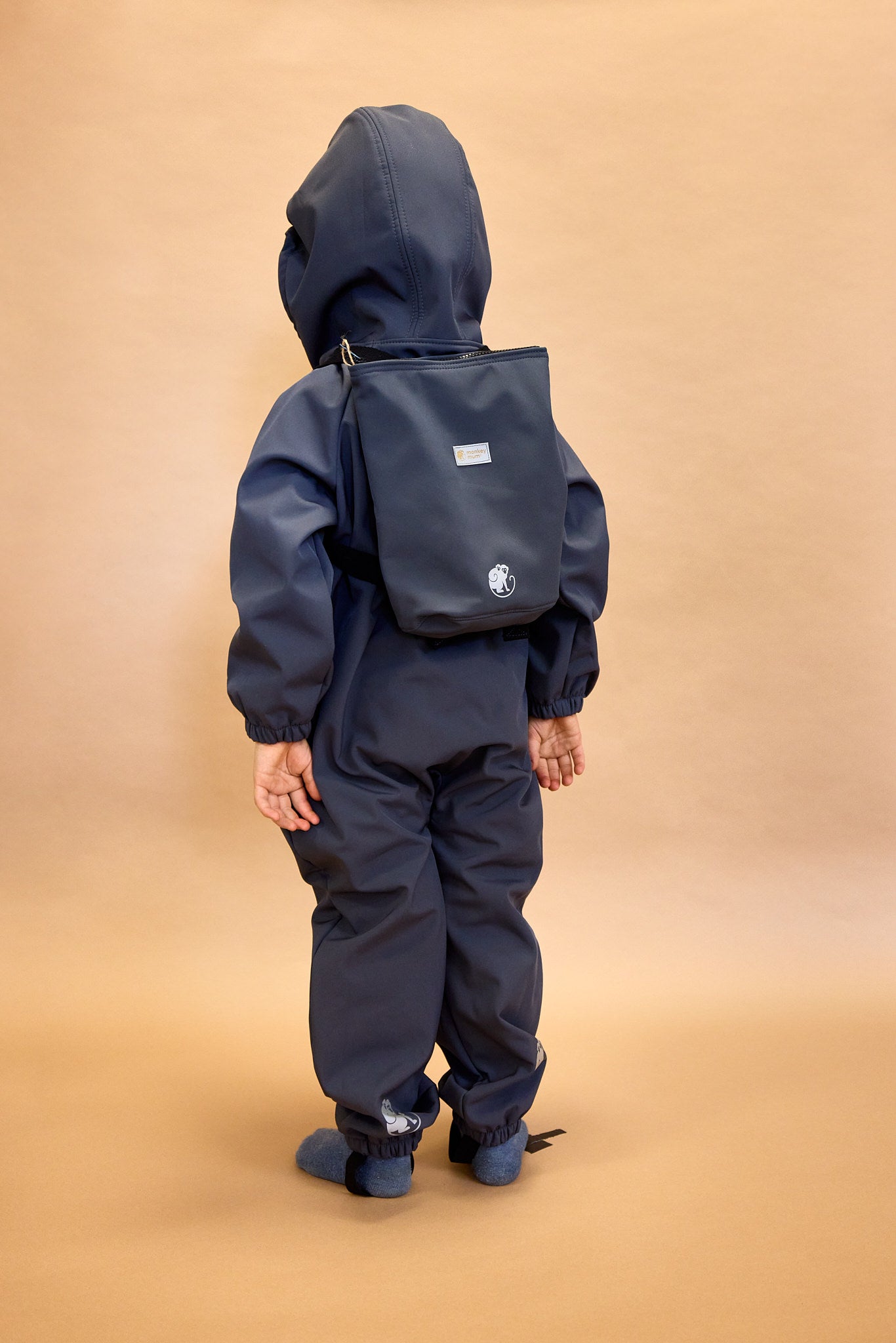 Mochila infantil softshell Monkey Mum®  - Gatinhos - Rosa