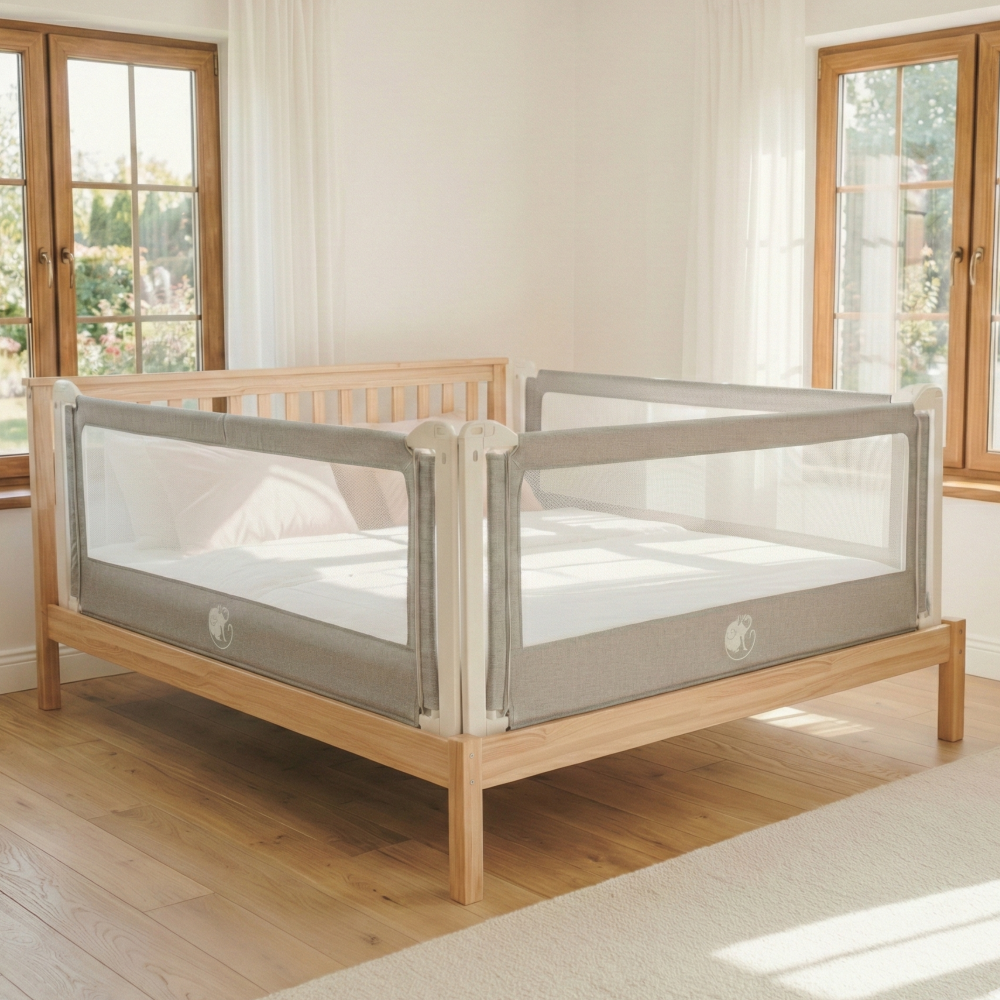 Barreira de cama Monkey Mum® Popular - cinzento escuro - design