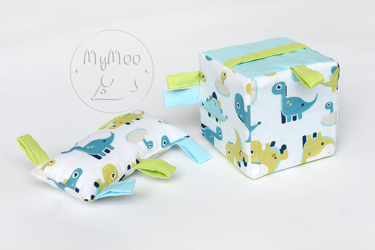 MyMoo Cubo sensorial Busy cube- Dinossauros