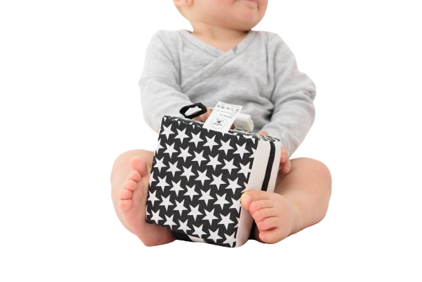 MyMoo Cubo Sensorial Busy cube - Preto e branco