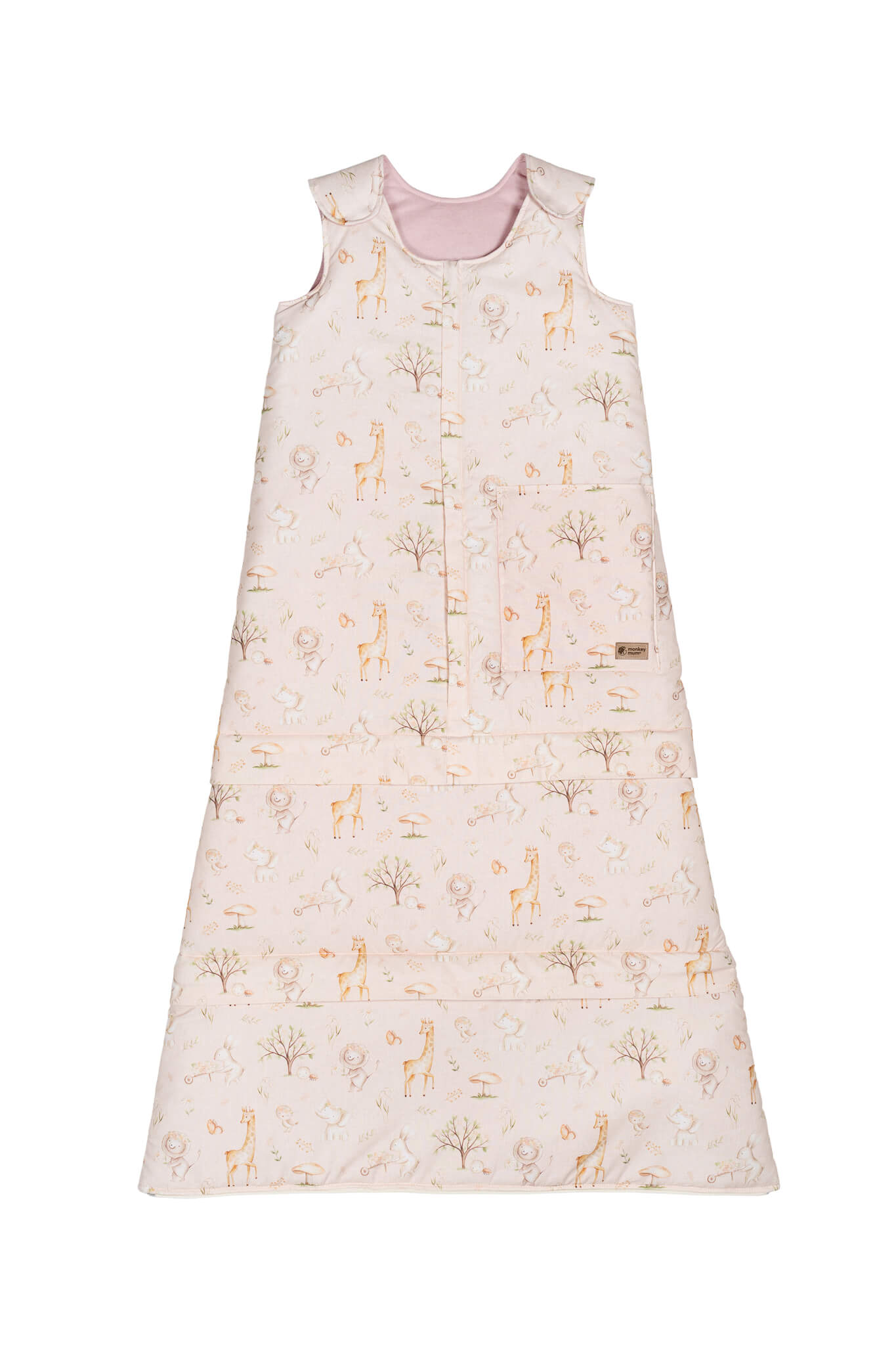 Saco-cama de inverno extensível Monkey Mum® 0 - 4 anos - conjunto - Primavera com animais