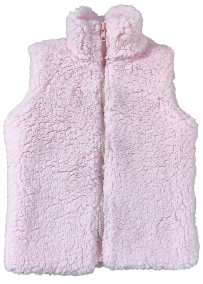 Colete de borreguito Monkey Mum®  - Rosa
