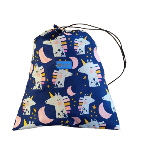 Saco de pano Monkey Mum® - Unicórnio